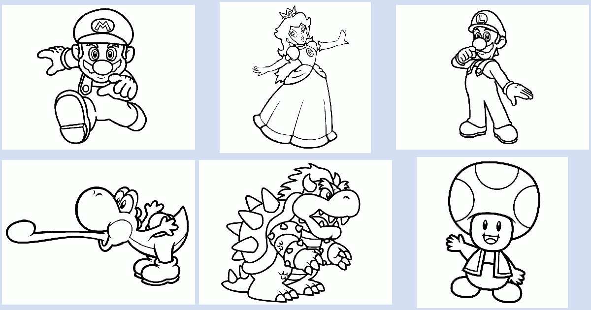 Mario Brothers coloring book - Coloring Pages 4 U