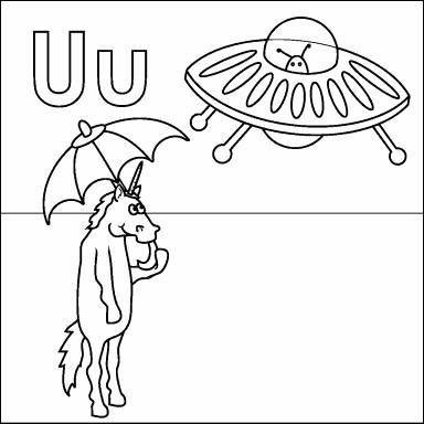 Letter U