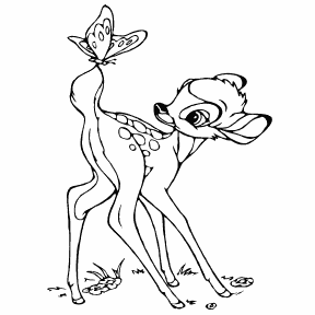 Bambi and Butterfly