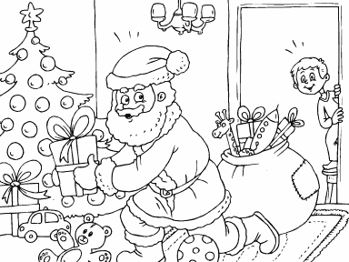 Kid Sees Santa