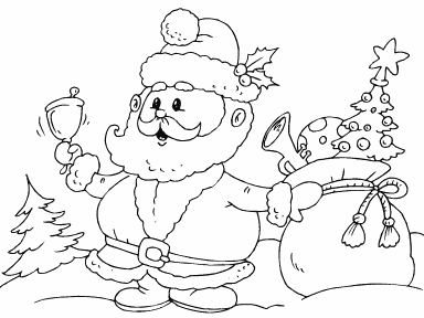 Santa with Presents