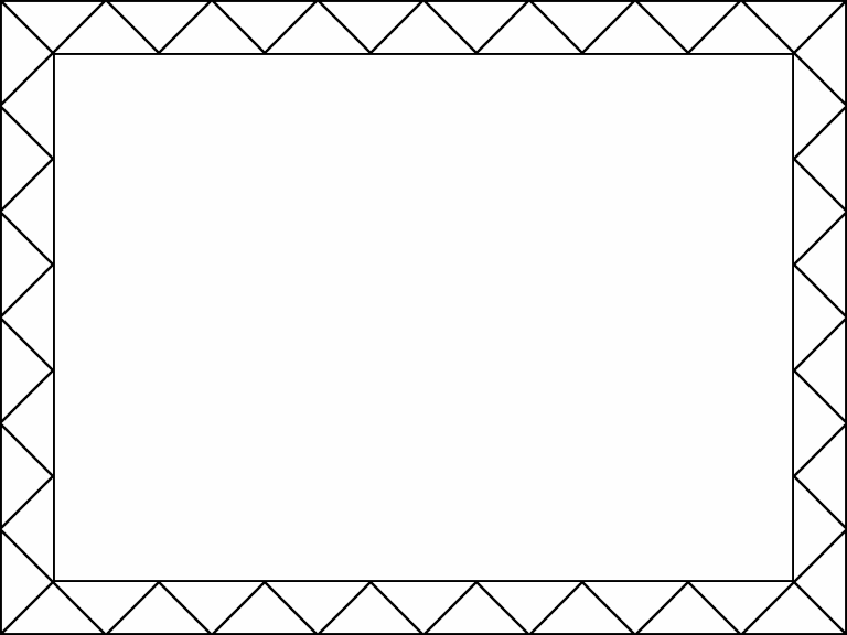 Zigzag Border coloring page - Coloring Pages 4 U