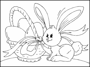 Bunny and Easter Basket