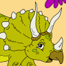 Dinosaur coloring book