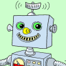 Robot coloring book
