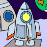 Space coloring book