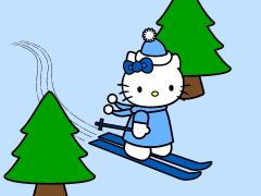 hellokitty_hellokittyskiing