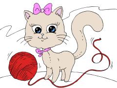 catandkitten_kittenandyarn