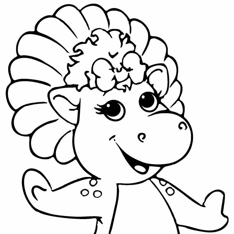 Baby Bop coloring page - Coloring Pages 4 U