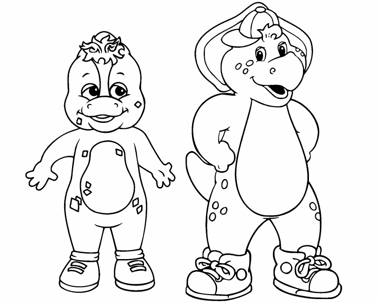 Riff and BJ coloring page - Coloring Pages 4 U