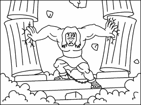 Samson Destroys Temple