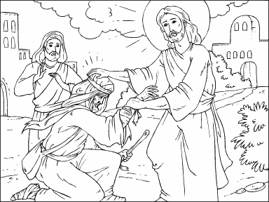 Jesus Heals a Lepper