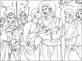 Judas betrays Jesus