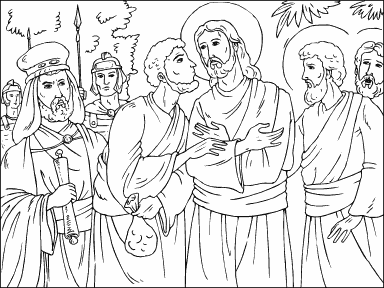 Judas betrays Jesus