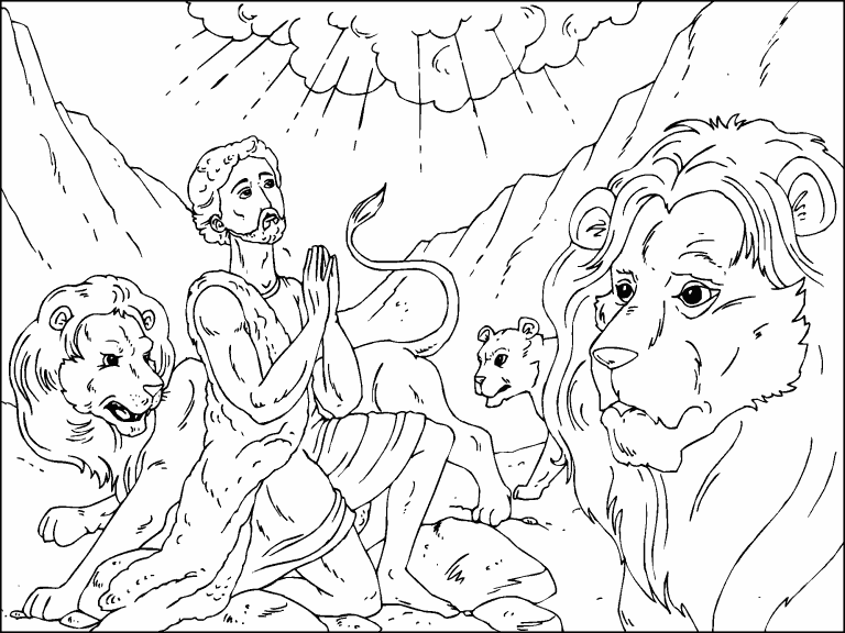 daniel-in-the-lions-den-coloring-page-coloring-pages-4-u