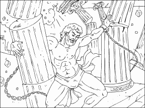 Samson Destroys the Temple