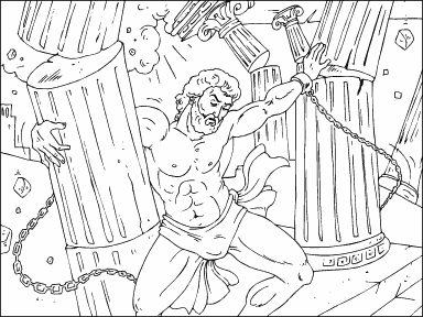 Samson Destroys the Temple