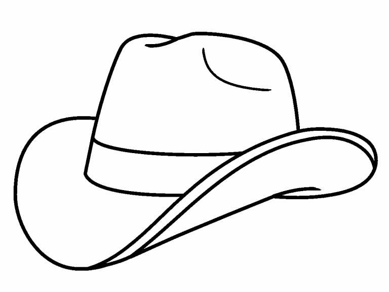 Cowboy Hat coloring page - Coloring Pages 4 U