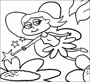 Pretty garden fairy