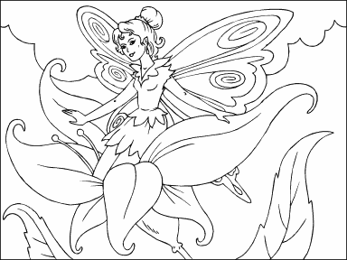Fairy on a Flower
