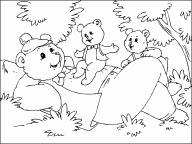 Papa Bear and Cubs