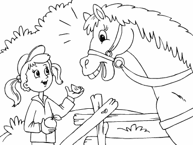 Horse and Girl