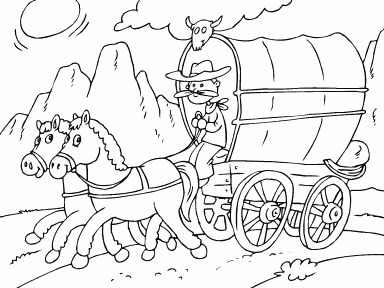 Horses and Wagon