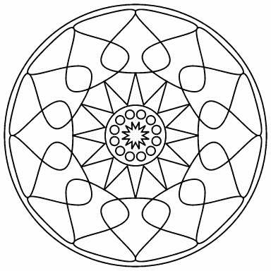 Star Flower Mandala