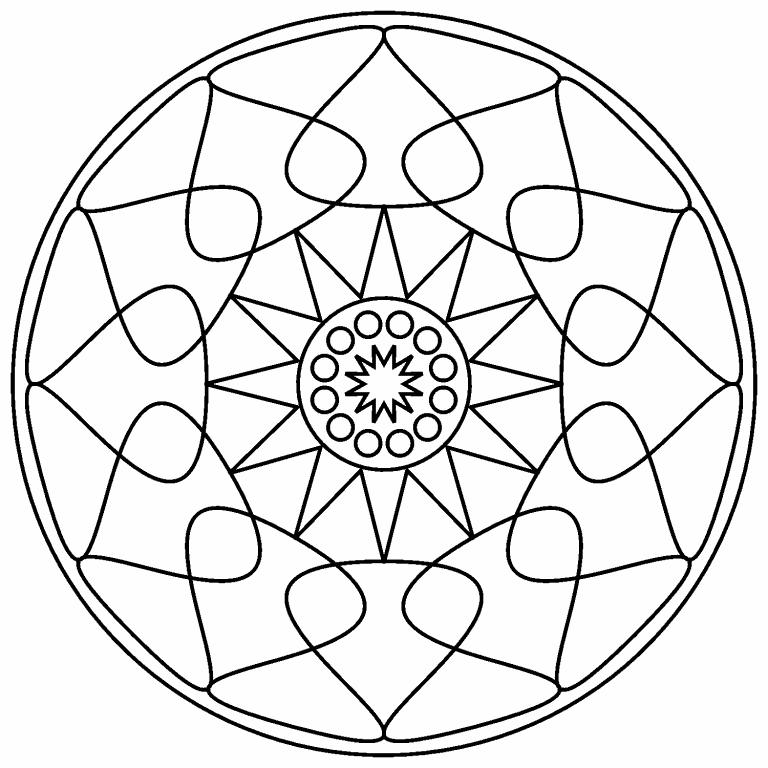 Star Flower Mandala
