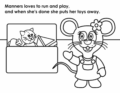 Puts Away Toys