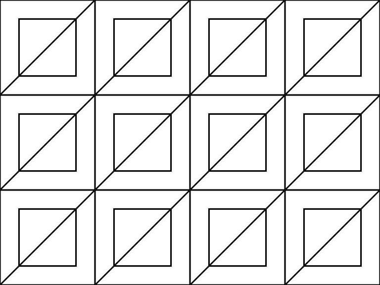 Download Half Square coloring page - Coloring Pages 4 U
