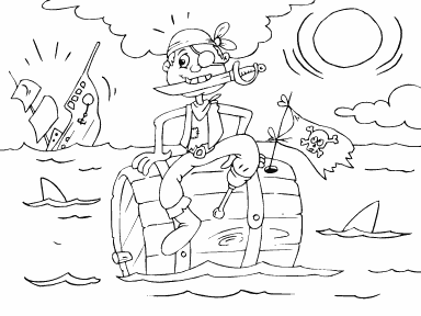 Sinking Pirate Ship