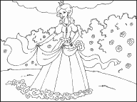 Princess in Rose Garden