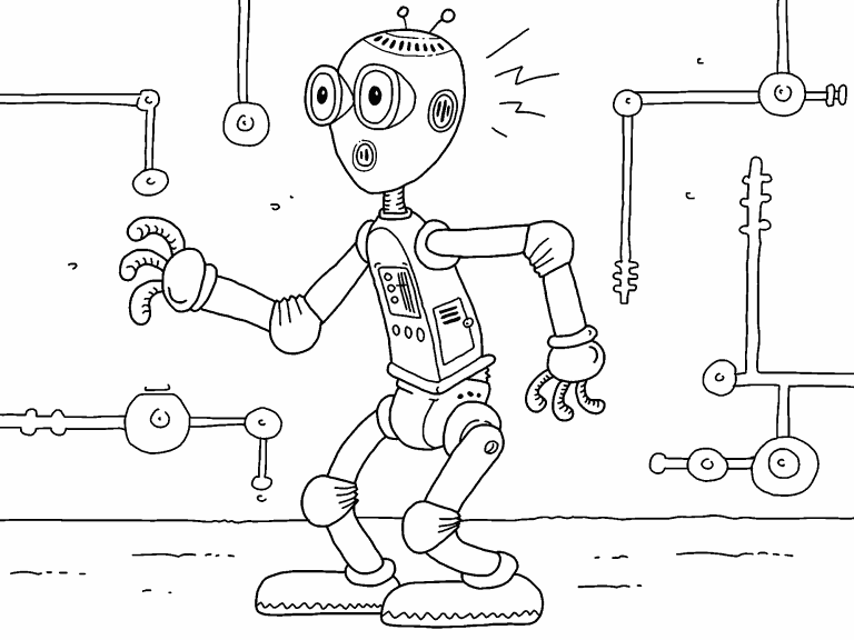 Robots The Movie Coloring Pages