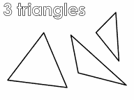 Three triangles