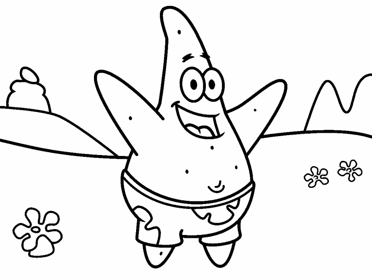 spongebob patrick coloring pages