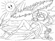 Lazing at the Beach