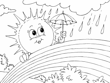 Sun-shower