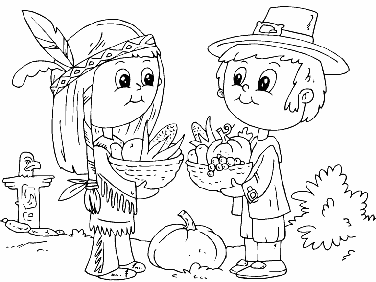 Indian and Pilgrim