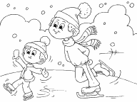 Skating with Dad